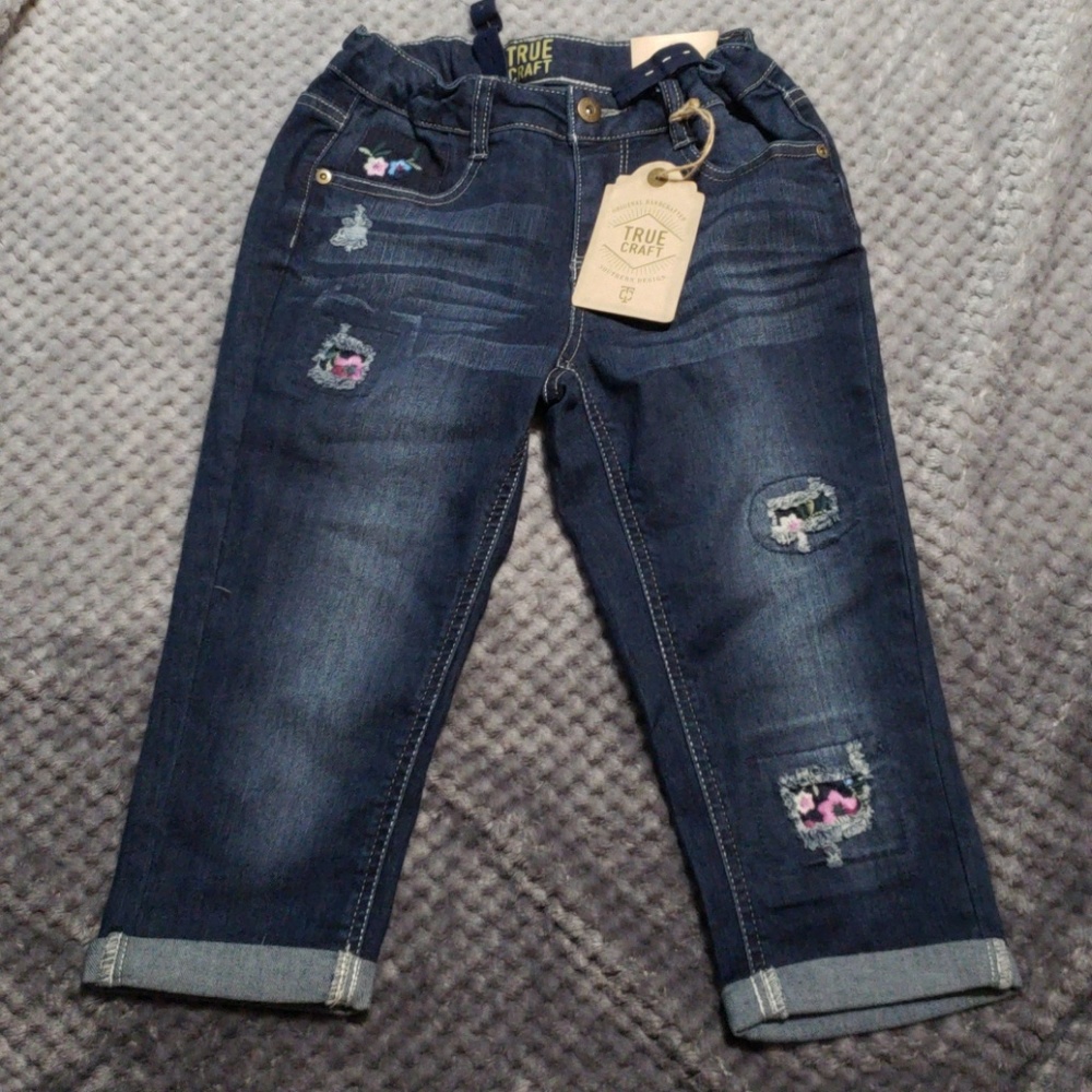 Girls jean capri